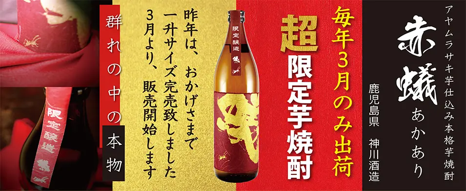 限定芋焼酎 赤蟻 あかあり